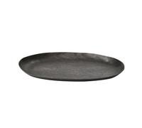LDDIFHWW Banja corativa Aluminio con Acabado Brillante y Diseño Alargado para Organizar y Accesorios en Tocador Estante Flotante O Vitrina Clásica, Negro, M