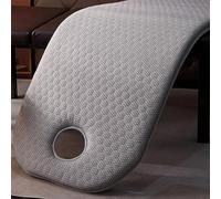 LDLCYCN Cubrecolchón De Esponja De Alta Densidad Para Mesa De Masaje Colchón Grueso Para Cama De Spa Con Orificio Para Respirar Almohadilla De Colchón Para Cama De Pestañas,B/3cm(r),60 * 180cm(H)