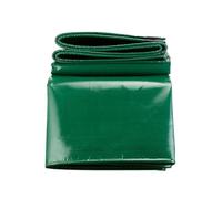LDQBF Lona con Ojales, 1.5x1.5m 520g/m² PVC Exterior Funda Protectora Lona Impermeable Reforzada con Ojales de Acero Inoxidable Multiusos, Ideal para Muebles de Jardín, Vehículos Verde