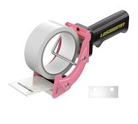 LDS Industry Rapid-Replace - Pistola dispensadora de cinta de embalaje con cinta y hoja extra, 2 pulgadas (50 mm), ligera, ergonómica, industrial, resistente, para cartón, embalaje y sellado de cajas,