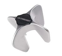 Le Creuset Abridor para vinos espumosos, SW 100, Extracción de tapones de champán, Cromo satinado, 59995013000625