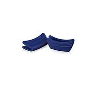 Le Creuset Agarradores, set de 2, silicona adaptable, resistente hasta 250 Grados Celsius, Azure