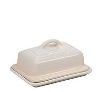 Le Creuset Bandeja para mantequilla de cerámica de gres, 17 cm, Meringue, 80837177160003