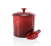 Le Creuset Bote almacenaje mascotas de cerámica de gres, 2, 3 L, Cereza, 61402170600099