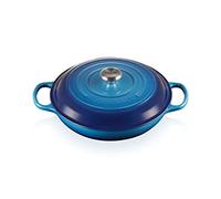 Le Creuset Cazuela Signature de hierro fundido 30 cm 3,5 L Azure 21180302202430