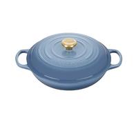 Le Creuset Cacerola baja de hierro fundido, 30 cm, 3, 5 L, Chambray, 21180304344441