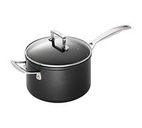 Le Creuset Cacerola redonda 20 cm 51108200010302 – Aluminio antiadherente apta inducción – Negro