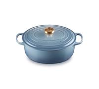 Le Creuset Cocotte oval de hierro fundido, 29 cm, 4, 7 L, Todas Las Fuentes de Calor Incl. inducción, Chambray, 21178294344441