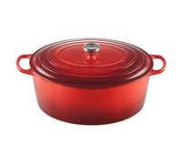Le Creuset Cocotte oval de hierro fundido, 40 cm, 13, 9 L, Todas Las Fuentes de Calor incluso inducción, Cereza, 21178400602430