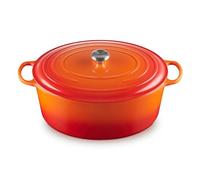 Le Creuset Cacerola oval Signature 40 cm hierro fundido 13,9 L inducción Volcánico