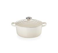 Le Creuset Cocotte Signature de hierro fundido 20 cm 2,4 L compatible con inducción Merengue