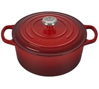 Le Creuset Cacerola redonda Signature 22 cm Hierro fundido 3,3 L Cereza