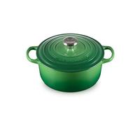 Le Creuset Cacerola Signature hierro fundido 24 cm 4,2 L apta para inducción Bamboo