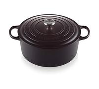 Le Creuset Cacerola redonda Signature hierro fundido 30 cm Negro mate