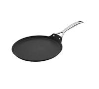 Le Creuset Crepera de aluminio 24 cm, antiadherente, apta para inducción, Antracita/Plateado