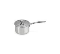 Le Creuset Evolution Cazo de acero inoxidable con tapa, 3 capas, diámetro 16 cm, 1.9 L