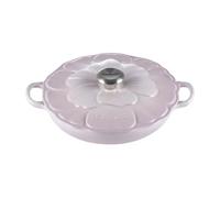 Le Creuset Gourmet Casserole Flower 26 cm shell pink