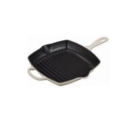 LE CREUSET Grillpfanne cuadrada 26x26cm SIGNATURE Meringue crema