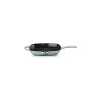 LE CREUSET Grillpfanne quadratisch SIGNATURE 26x26cm Sea Salt gris claro