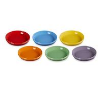 LE CREUSET Juego de 6 platos hondos de gres Rainbow