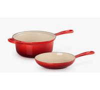 Le Creuset – Cacerola redonda Signature – Hierro fundido 22 cm 2,3 L – Cereza