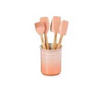 Le Creuset Juego de utensilios de cerámica y silicona, 5 piezas, color azul