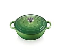 Le Creuset Cacerola redonda Signature – Hierro fundido 26 cm 4,1 L Bamboo