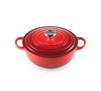 Le Creuset Cacerola redonda Signature hierro fundido 26 cm 4,1 L Cereza