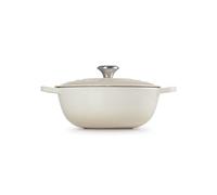 Le Creuset Cacerola redonda Signature de 26 cm hierro fundido Merengue