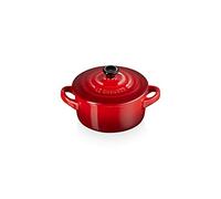 Le Creuset Mini cocotte de cerámica de gres, 10 cm, 0, 2L, Cereza, 71901100600100