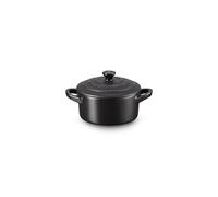 Le Creuset Minicocotte de gres, 250 ml, 10 x 5 cm, negra mate, 71901100000100