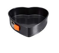 Le Creuset Molde desmontable corazón antiadherente 24.8x23.8x6.9 cm Gris y Naranja