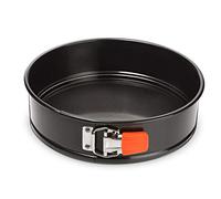 Le Creuset Molde desmontable redondo 26 cm – Antiadherente, acero al carbono, Gris/Naranja