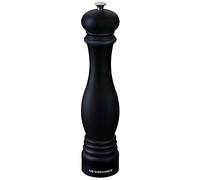 Le Creuset Molinillo de pimienta clásico ajustable, Plástico ABS resistente a grietas, Anticorrosión, 518 g, Negro Mate, 96002700000000