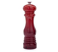 Le Creuset Molinillo de pimienta clásico ajustable, Plástico ABS resistente a grietas, Anticorrosión, 518 g, Cereza, 96002700060000