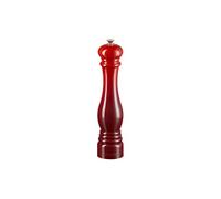 Le Creuset Molinillo de sal clásico ajustable, Plástico ABS resistente a grietas, Anticorrosión, 518 g, Cereza, 96002800060000