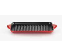 Le Creuset Parrilla rectangular Tradition de hierro fundido 32 cm Cereza