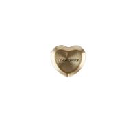 LE CREUSET Pomo con forma de corazón, grande, 45 mm, color dorado claro