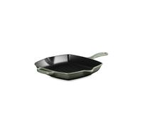 LE CREUSET Sartén grill cuadrada 26x26cm SIGANTURE Thyme verde oscuro