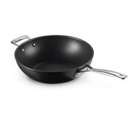 Le Creuset Wok 30 cm 51104300010202 de aluminio antiadherente Negro