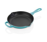 LE CREUSET Sartén skillet redonda de hierro fundido, diámetro 23 cm, Caribe, 20182231700422