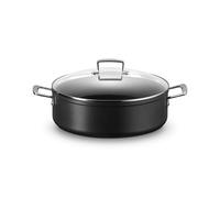 LE CREUSET Sauté antiadherente endurecida de 30 cm con tapa de cristal, 51113300010500