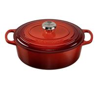 Le Creuset Signature Asador Ovalado 33 cm Rojo Cereza