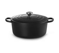 Le Creuset Cacerola redonda Signature hierro fundido 30 cm Negro mate