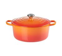 Le Creuset Cacerola redonda Signature hierro fundido 22 cm 3,3 L compatible con inducción Volcánico