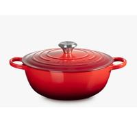 Le Creuset Cacerola redonda Signature hierro fundido 26 cm 4,1 L Cereza