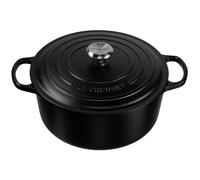 Le Creuset Signature Fuente para asar redonda 28 cm negro