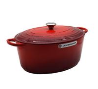 Le Creuset Cacerola oval Signature 21178400602430 Hierro fundido 40 cm 13,9 L Cereza