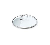 Le Creuset Tapa de cristal, 22 cm, plateado y transparente, 96200822000000, 96200822000000