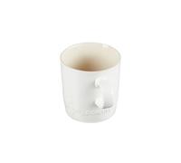Le Creuset Taza de cerámica Holly Collection London, 340.2 g, color blanco